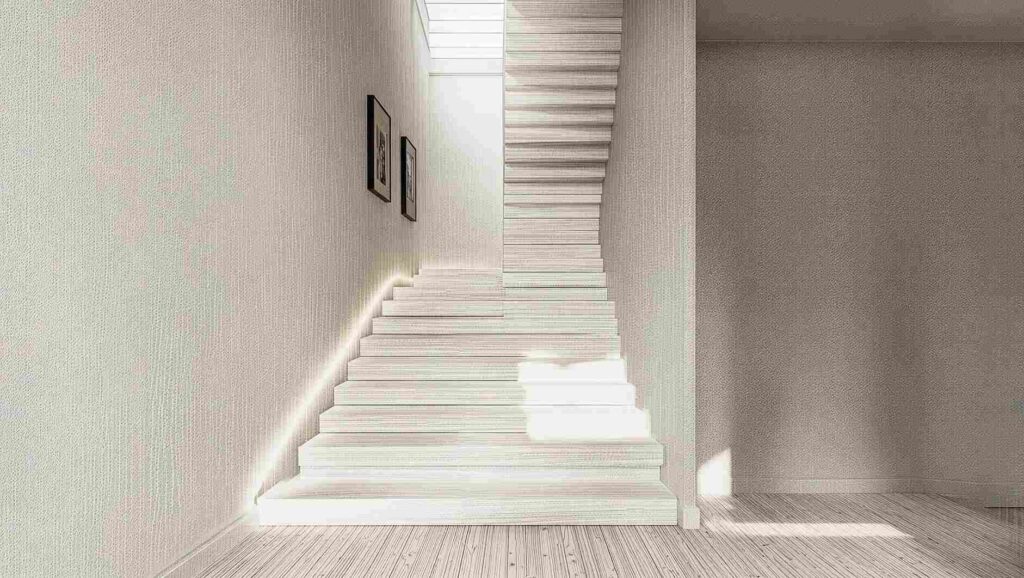 stairwell wall ideas