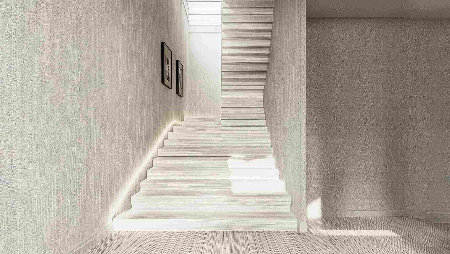 stairwell wall ideas