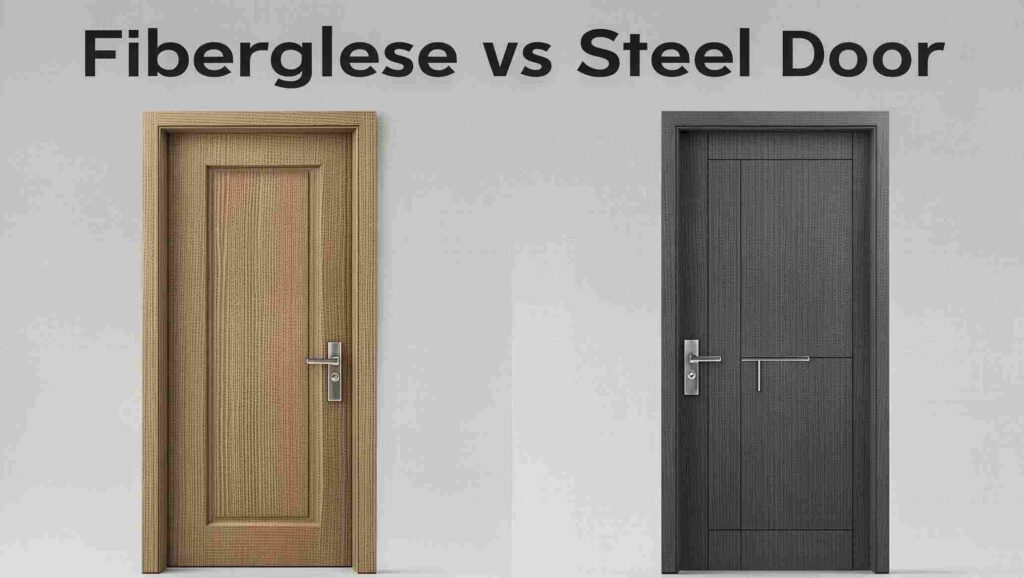 Fiberglass vs Steel Door