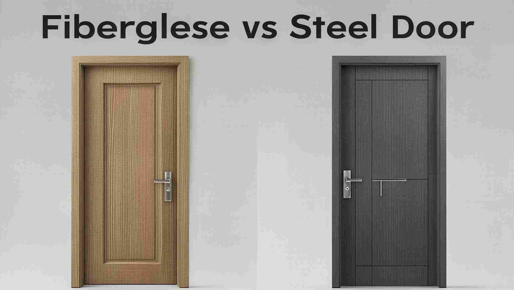 Fiberglass vs Steel Door