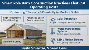 Smart Pole Barn Construction Practices That Cut Operating Costs