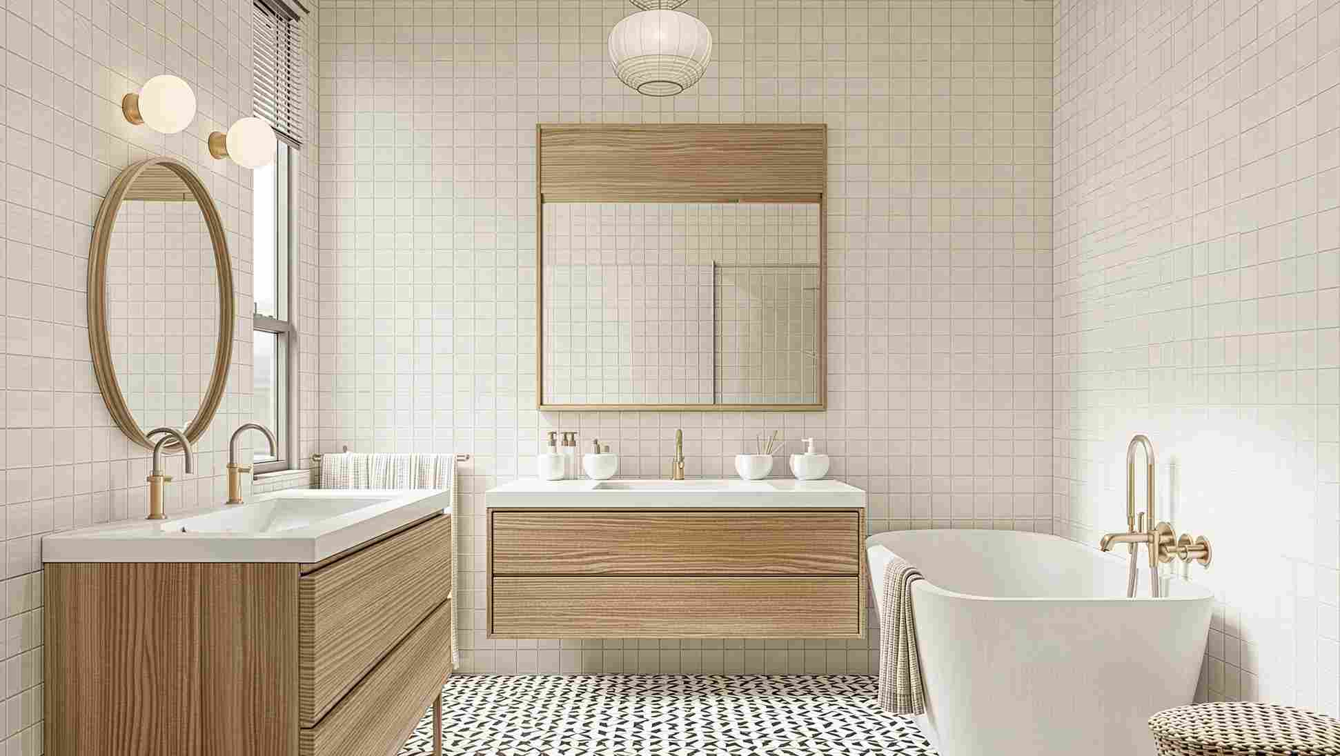 Mid Century Modern Bathroom