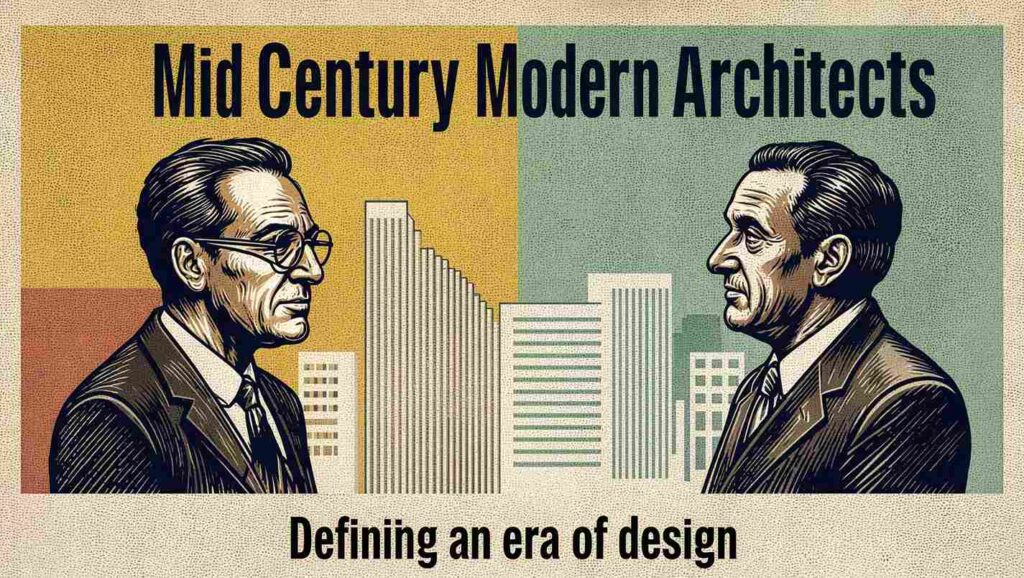 Discover mid century modern architects, their simple design ideas, famous works, and how they still inspire beautiful homes today