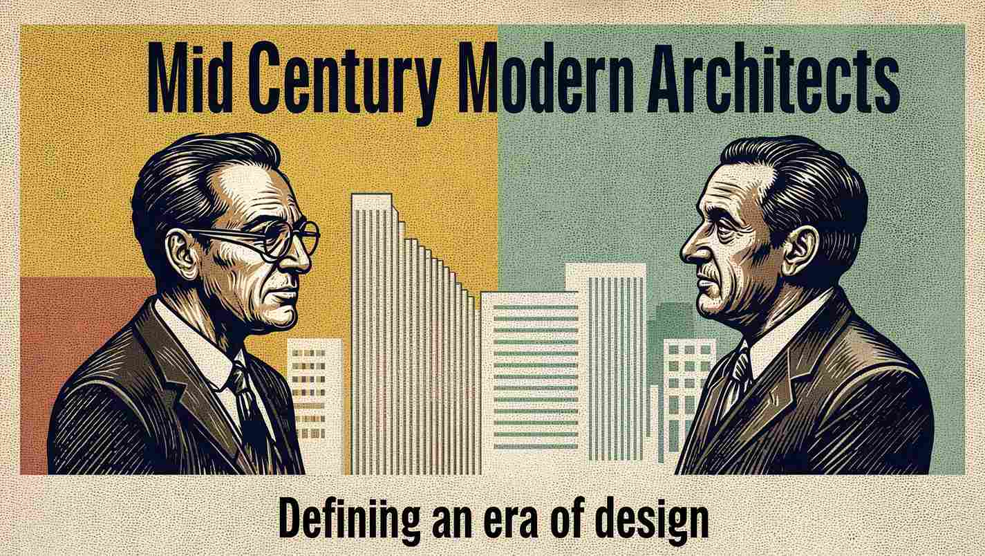 Discover mid century modern architects, their simple design ideas, famous works, and how they still inspire beautiful homes today