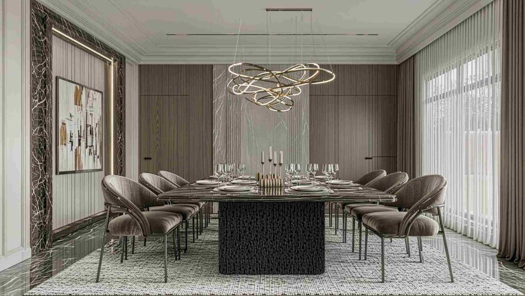 Luxury Modern Dining Room Design Luxury Modern Dining Room Design