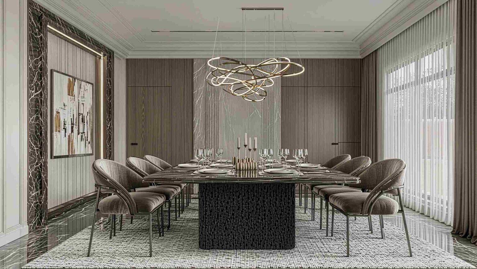 Luxury Modern Dining Room Design Luxury Modern Dining Room Design