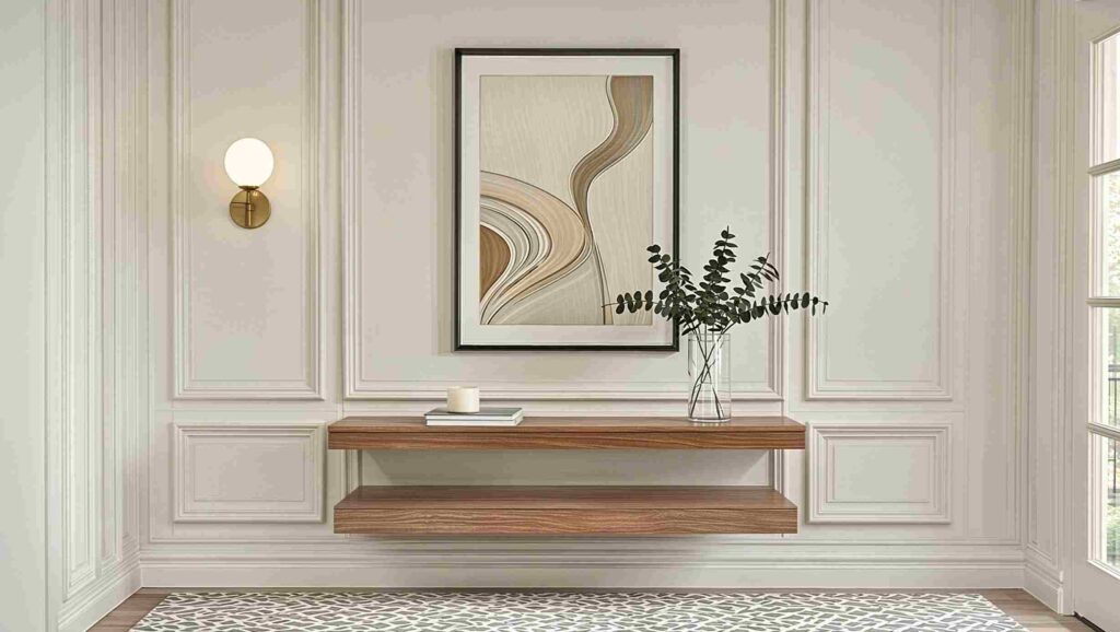 Foyer Wall Decor Ideas & Black Accent Wall Inspiration