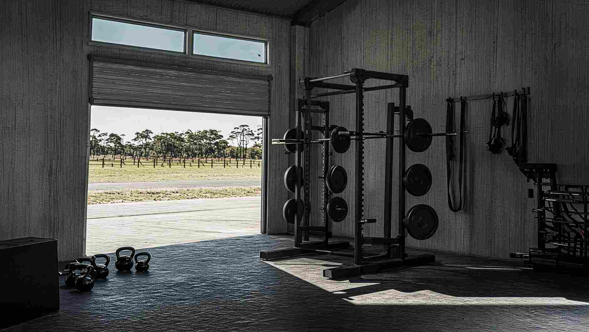 Half Garage Gym Ideas